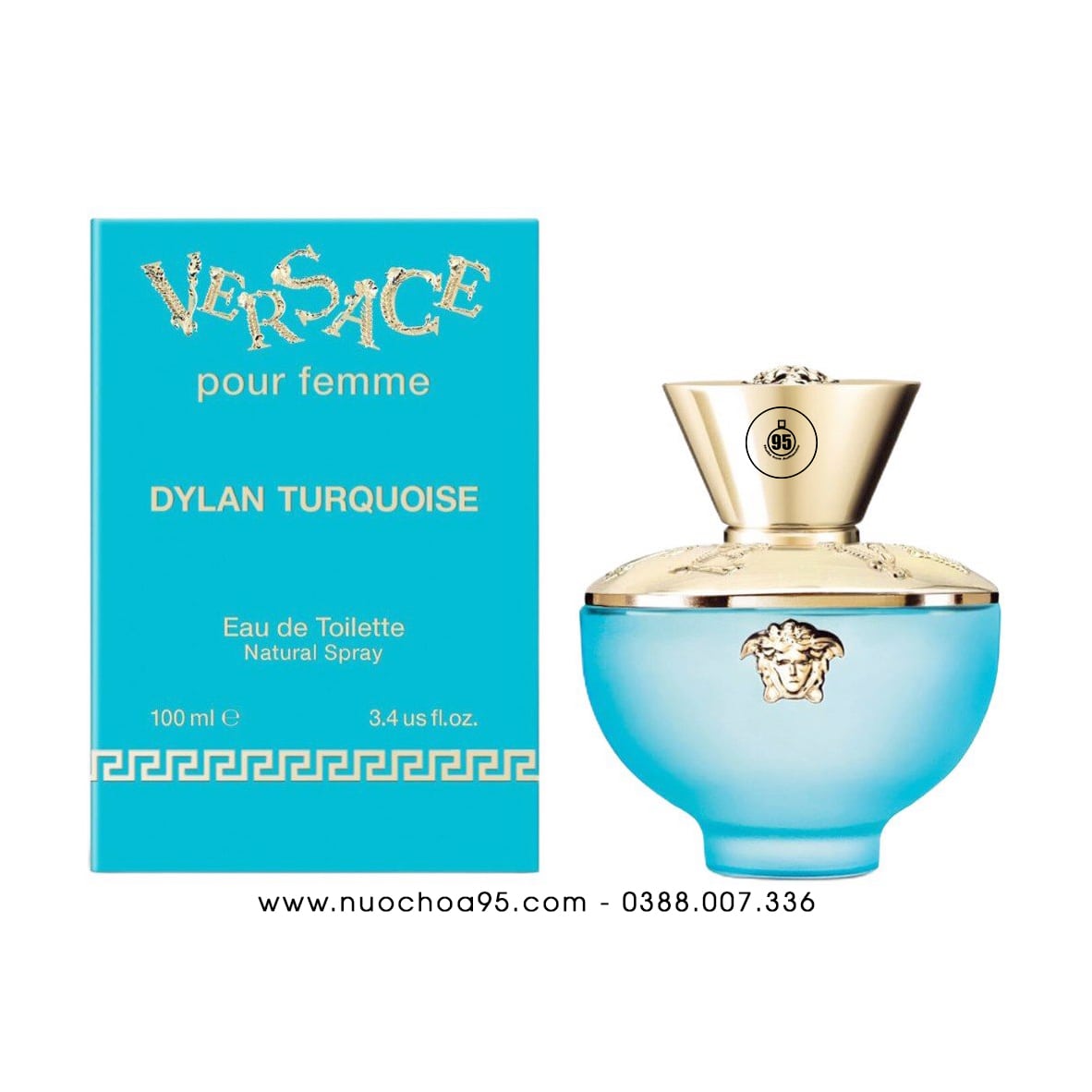 N C Hoa Versace Pour Femme Dylan Turquoise